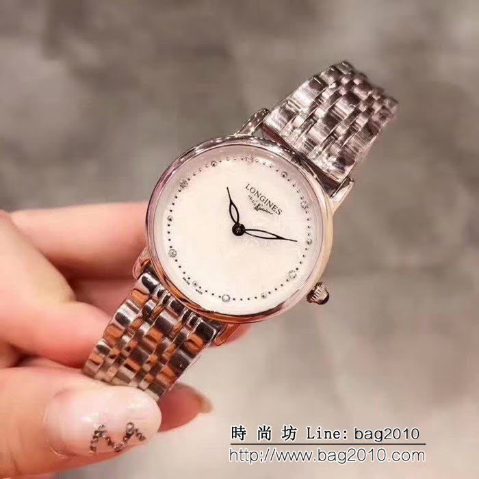 LONGINES浪琴 全新麗雅系列 石英女士腕表 WSS0664